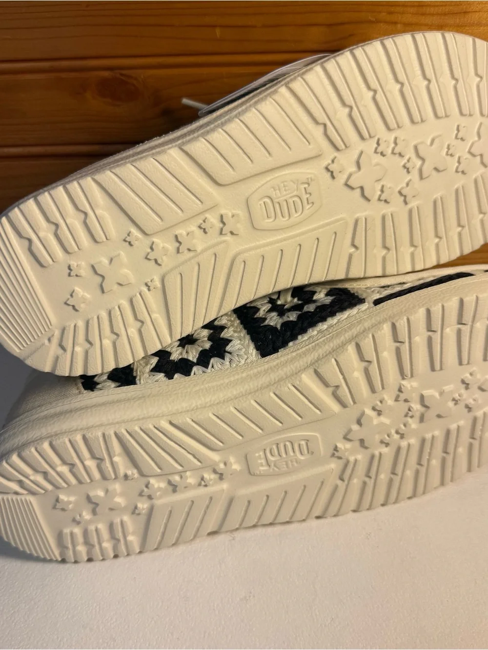 Hey Dude crochet upper